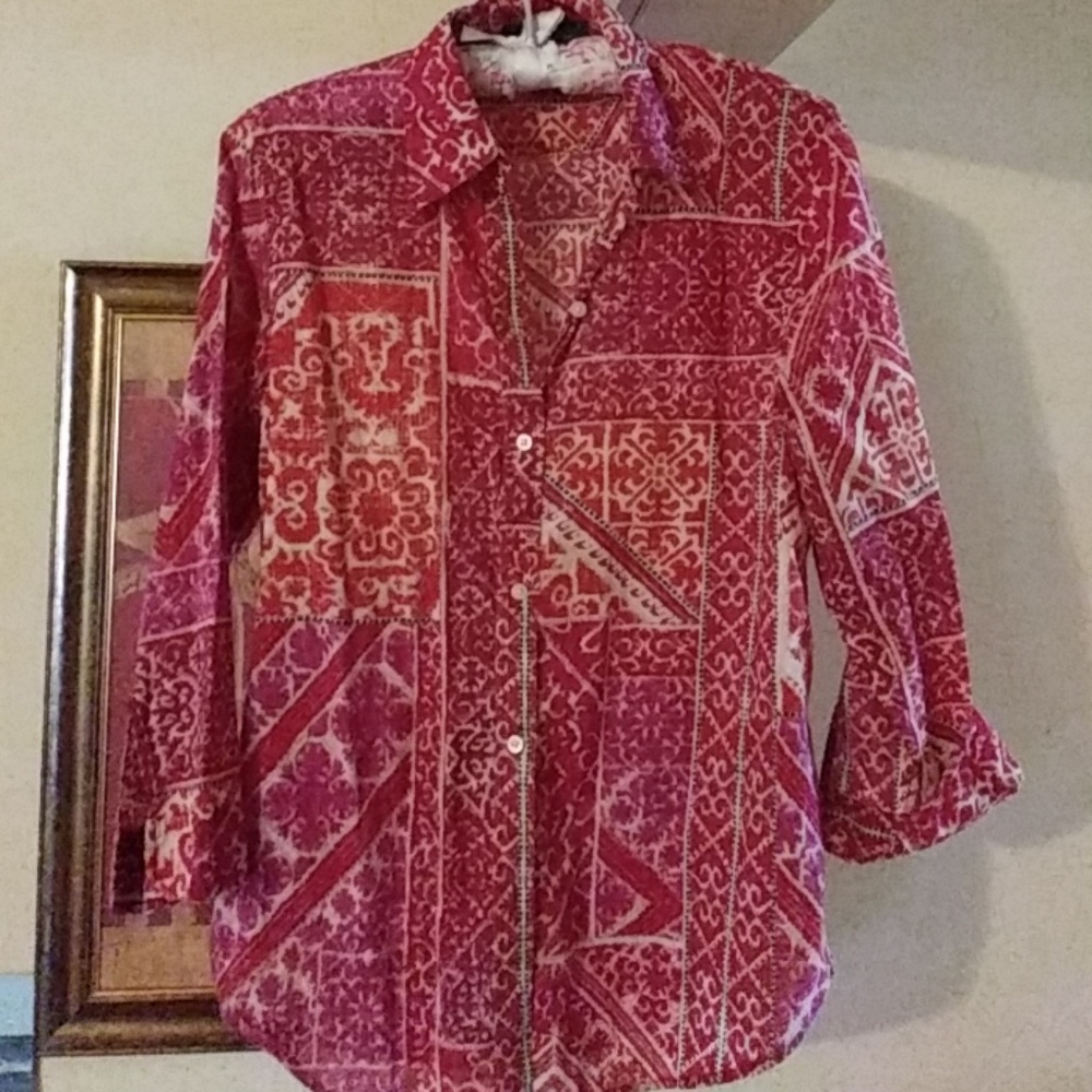 " LAUREN Ralph Lauren " AbstractPattern Blouse med